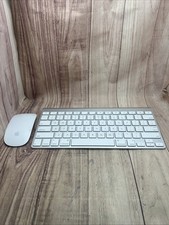 Apple A1314 Wireless Keyboard A1296 Magic Mouse Bluetooth Bundle Set for Mac