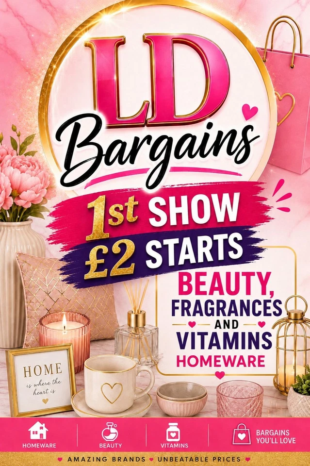 1st Live stream-Fragrances, Vitamins and Beauty and Home