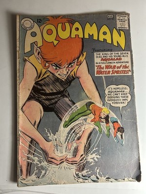 Aquaman #10  comic  The War of the Water Sprites DC Comics 1963 - FREE Shipping