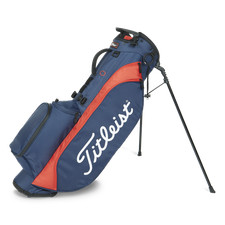 TITLEIST PLAYERS 4 STAND BAG NAVY/RED