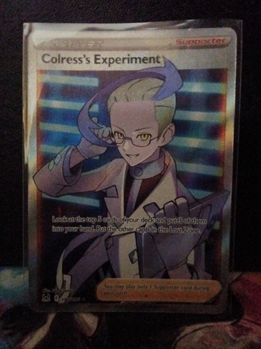 Colress's Experiment (Full Art) 190/196 Swsh11: Lost Origin Holo
