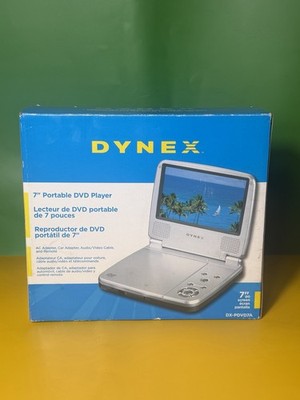 Dynex DX-PDVD7A 7” Portable DVD Player Open Box Tested w/ Remote