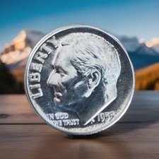 1955 - United States Of America - Liberty One Dime. Uncirculated Coin. #1.