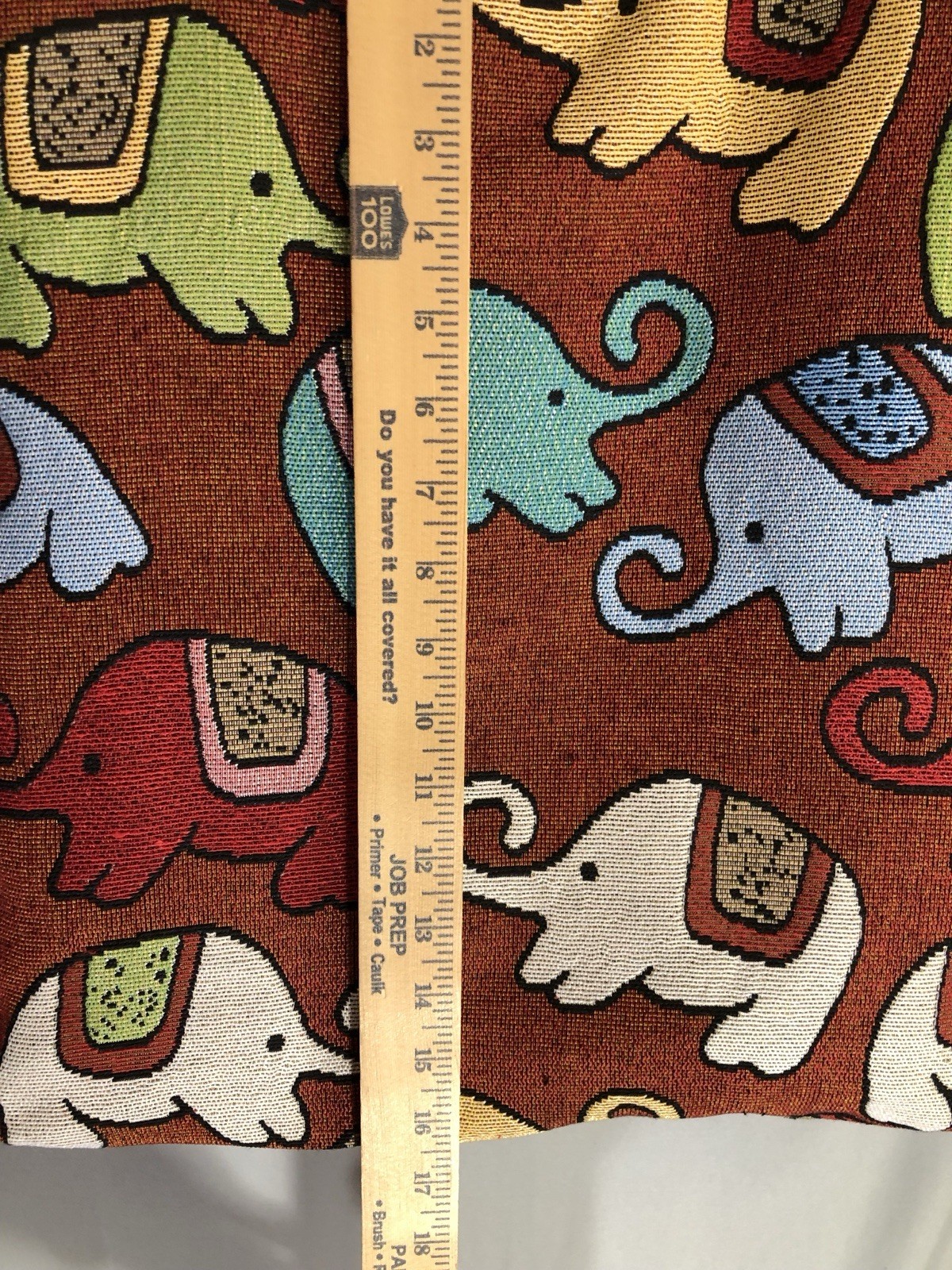 Multi Colored Elephant Pattern Tapestry Tote Bag … - image 6