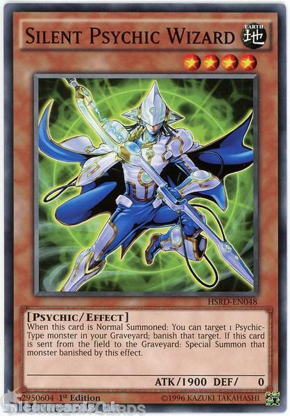 HSRD-EN048 Silent Psychic Wizard 1st edition Mint YuGiOh Card