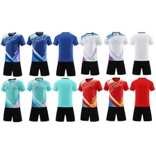 Kids Boys Outfit Volleyball Set T-shirt Suit Sports Stylish Print Tracksuit Tee