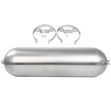 24 Seamless Spun Aluminum Brushed Air Tank Air Ride Suspension 3 Gallon 5 Port 24 Seamless Spun Aluminum Brushed Air Tank Air Ride Suspension 3 Gallon 5 Port