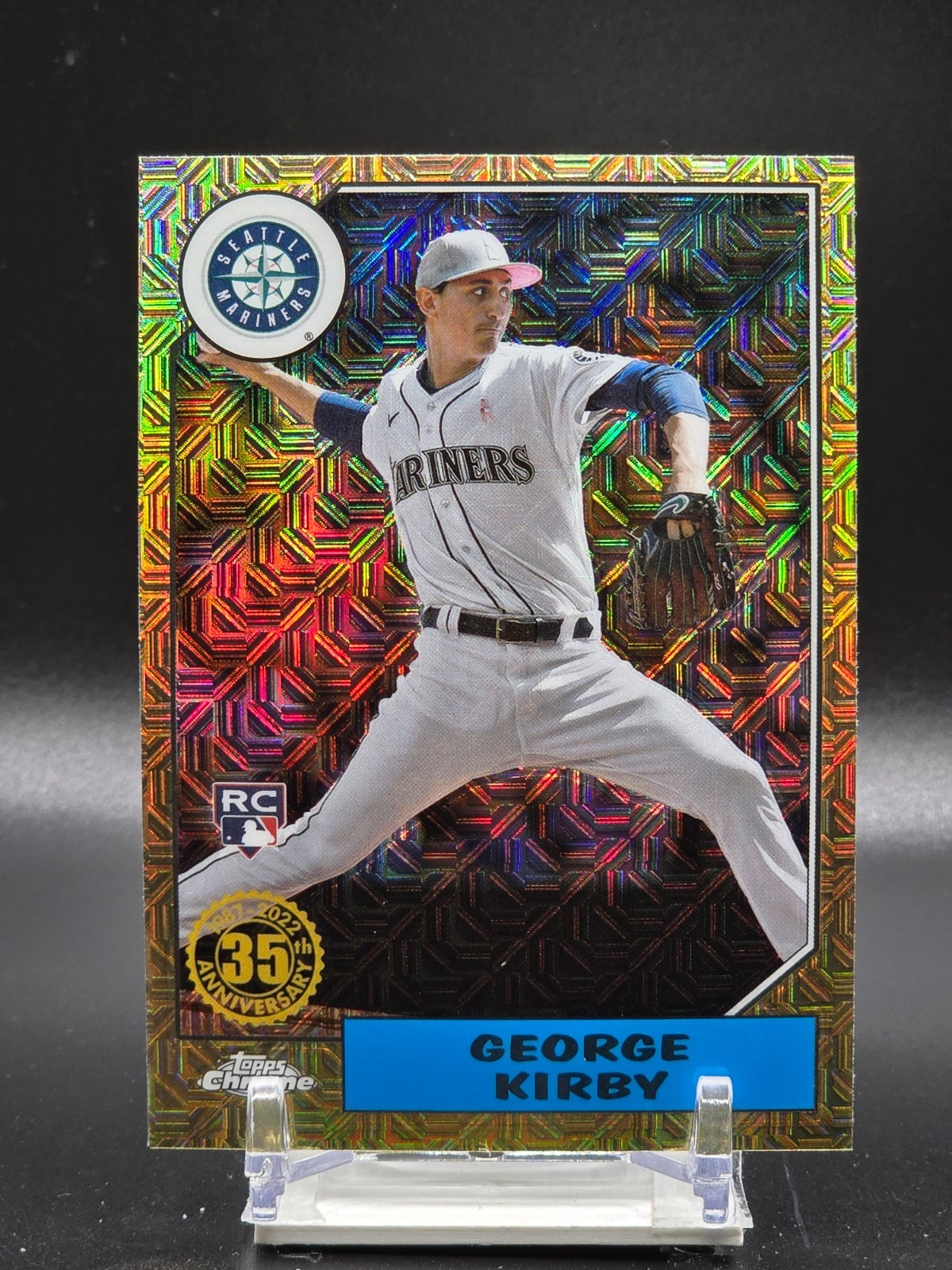 2022 Topps Update Series 1987 Topps Silver Pack George Kirby #T87C-45  Mojo Ref