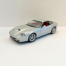 UT Ferrari 550 Maranello 1996 Rare Silver Diecast Model 1/18 1:18 Scale