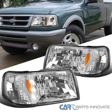 Fit 1993-1997 Ford Ranger 2in1 Style Headlights W Ledcorner Signal Lamps 93-97