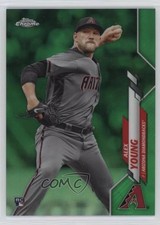 2020 Topps Chrome Green Refractor 21/99 Alex Young #115 sy5