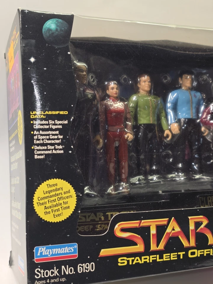 Star Trek Oficial Flota Estelar Coleccionista Set 1994 Sellado En Caja Foto 2 de 4