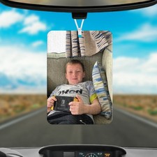 Personalised Double Sided Car Air Freshener: Custom Photo Gift