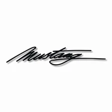 Mustang Script Ford Muscle Car - Vinyl Decal Sticker - CHOOSE Size & Color