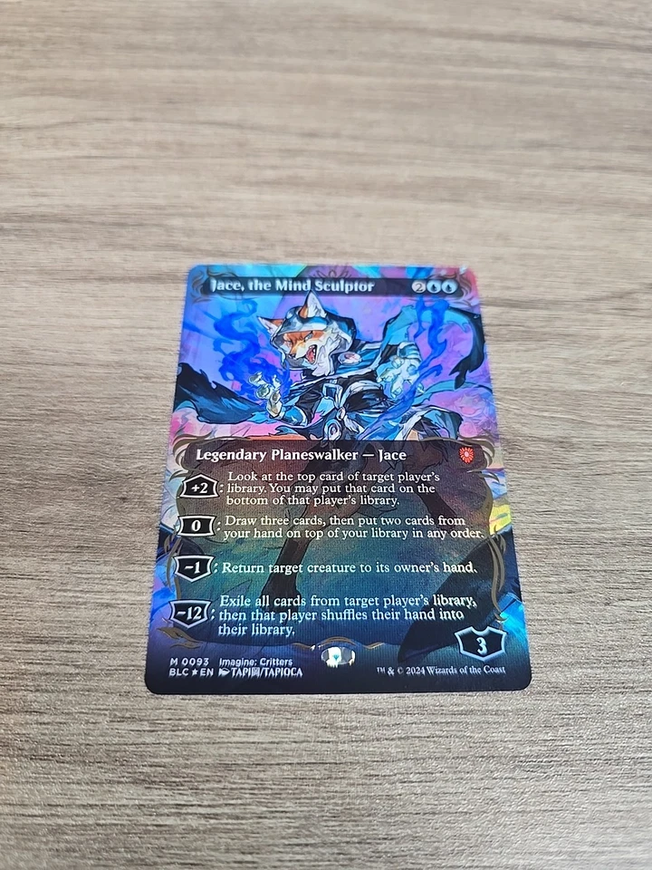 Jace, the Mind Sculptor (Borderless) (Raised Foil) Commander: Bloomburrow Foil - Image 2 of 4