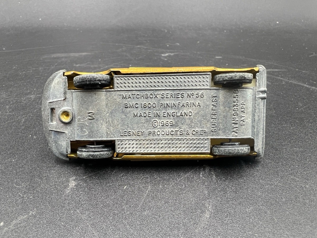 [美品・希少品]MATCHBOX No.56 BMC1800 ピニンファリーナ Vintage Matchbox Series No 56 BMC 1800 Pininfarina by Lesney Made