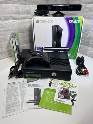 Xbox 360 4gb Console With Kinect for sale | eBay