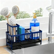Sponge Holder Sponge Holder for Kitchen Sink, Sink Caddy Organizer with High ...