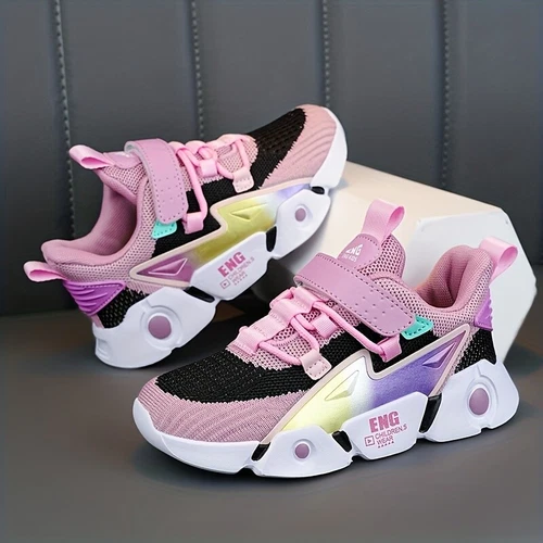 Kids Sneakers Girls Running Shoes Lightweight Outdoor Tennis School Sport Shoes - Picture 6 of 17
