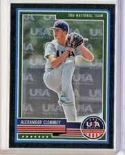 2023 USA Baseball Stars & Stripes Team Logo /50 #43 Alexander Clemmey RC - MINT