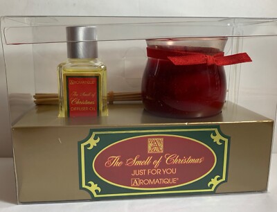 Aromatique Smell Of Christmas Gift Set Reed Diffuser & Candle (t)