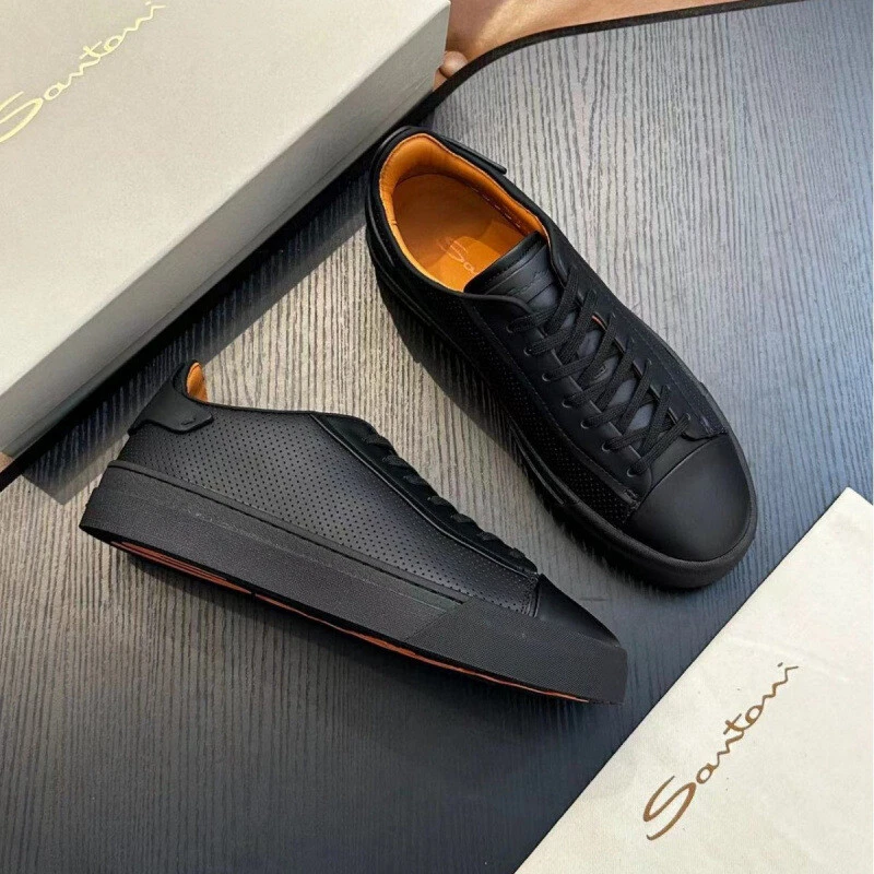 Santoni Men's casual board shoes flat - Image 2 of 4