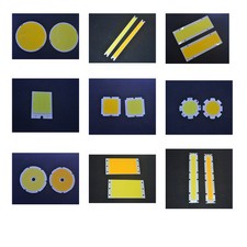 3W 5W 10W 40W 50W COB LED Square/ Strip Light Lamp Bead Chip DC 12/24V/36V White