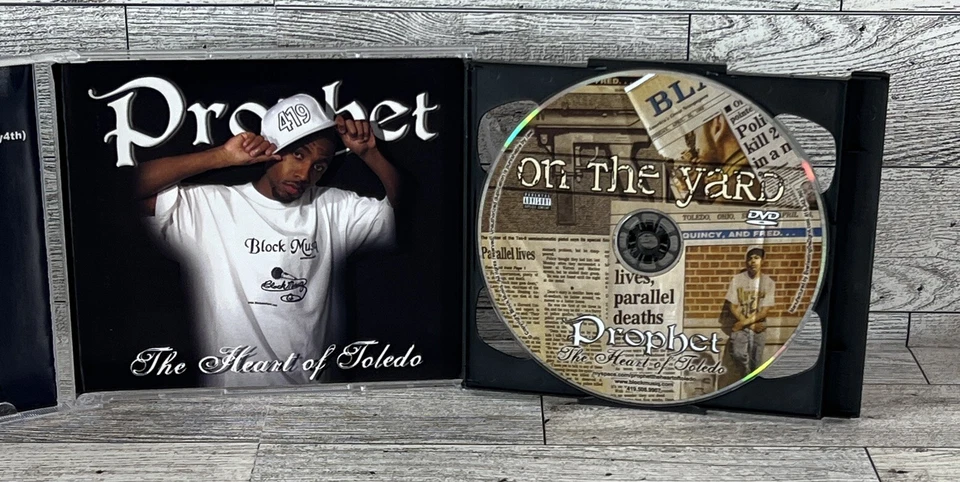 Prophet - The Heart Of Toledo (CD + On The Yard DVD) RARE Toledo Ohio G-Rap READ Foto 4 de 4