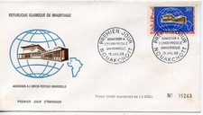 FDC / PREMIER JOUR MAURITANIE NOUAKCHOTT / UNION POSTALE UNIVERSELLE 1968