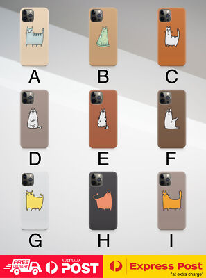 CASE COVER FOR APPLE IPHONE|CUTE TABBY CAT KITTEN FELINE PET ANIMAL SKETCH #5
