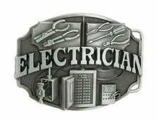 Electrician Tradesman Metal Belt Buckle