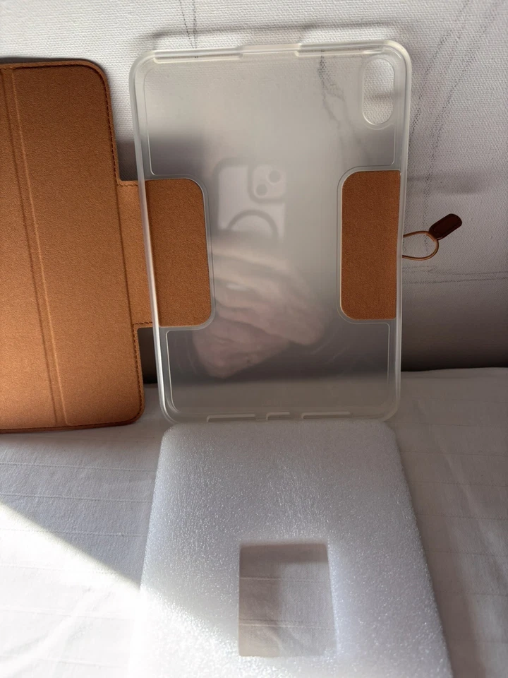 Heyday Apple iPad Mini & Pencil Suede Case Tan Brown - Image 3 of 4