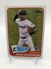 Jazz Chisholm Marlins 2021 Topps Series 2 Baseball 1965 Redux Rookie Card #T65-2