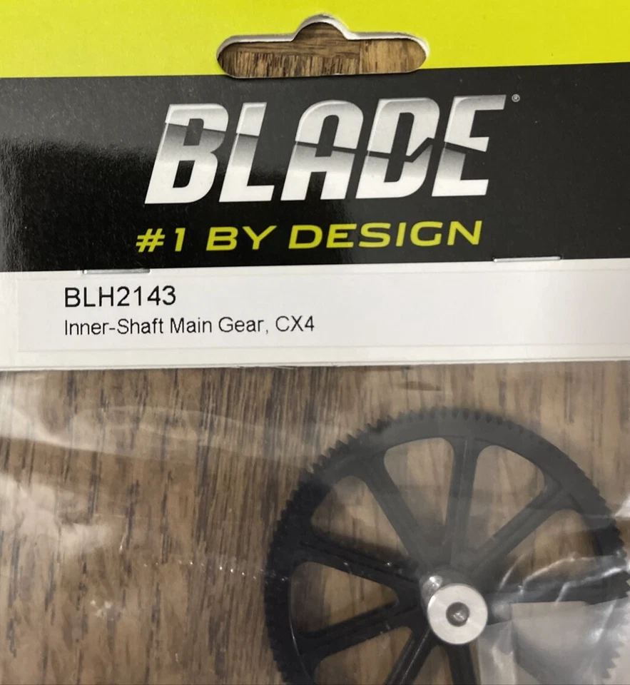 Blade #1 By Design BLH2143 Inner Shaft Main Gear,CX4 RV Part-Brand New-SHIP24 HR - Image 2 of 4