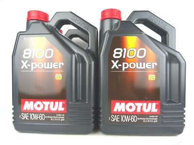 Motul 8100 X-Power 10W60 20Liter Hochleistungsöl 10W-60 Öl 4x 5Liter Motoröl 