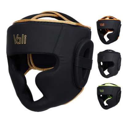 Vali Onyx MMA Headgear Head Guard for Martial Arts Protection & Boxing