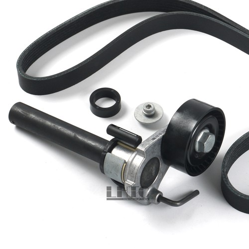 INA Serpentine Alternator VBelt Tensioner Kit Set For VW GTI Audi A3 2