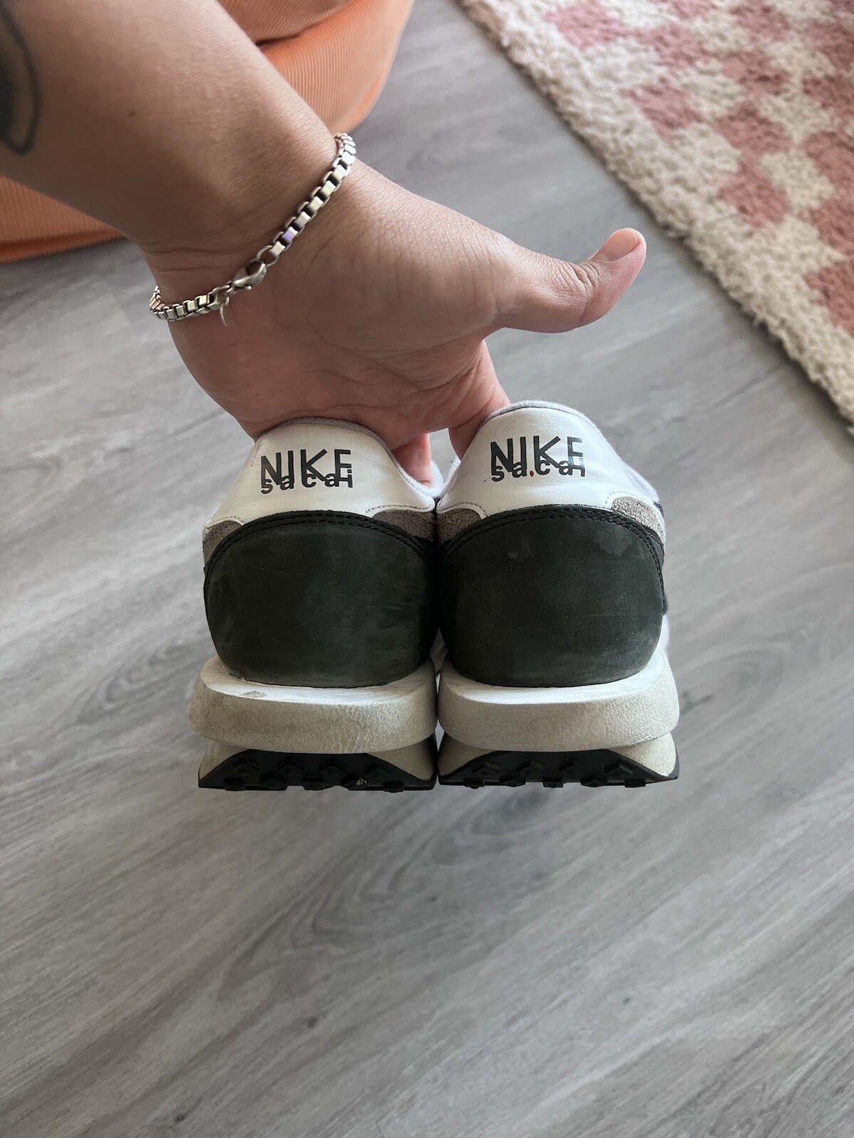 Sacai x Nike LD Waffle Nero Taglia 12 BV0073 001