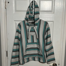 Original SENOR LOPEZ Baja Hoodie - Unisex - Men Sz Large - Excellent -Aztec