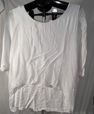 White Blouse Made In Italy No Size Tag
