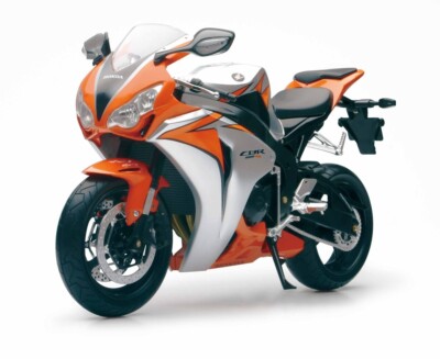 2010 HONDA CBR 1000RR ORANGE 1/6 SCALE DIECAST MOTORCYCLE MODEL BY