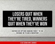 Motivational Fitness Banner - Home Gym Wall Art