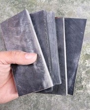 2 Sheet 12x4CM Natural Water Buffalo Horn Flat Blank Plate Handle Spacer Crafts