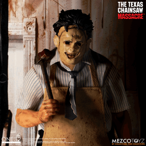 MEZCO TEXAS CHAINSAW MASSACRE (1974) LEATHERFACE ONE:12 COLLECTIVE DELUXE  - Picture 1 of 11