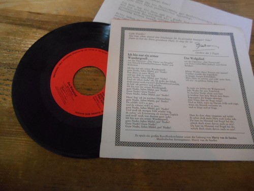 7" Werbe Bastian - 3 Pagen :Zwei bekannte Melodien (2 Song) PRIVAT insert - Bild 2 von 2