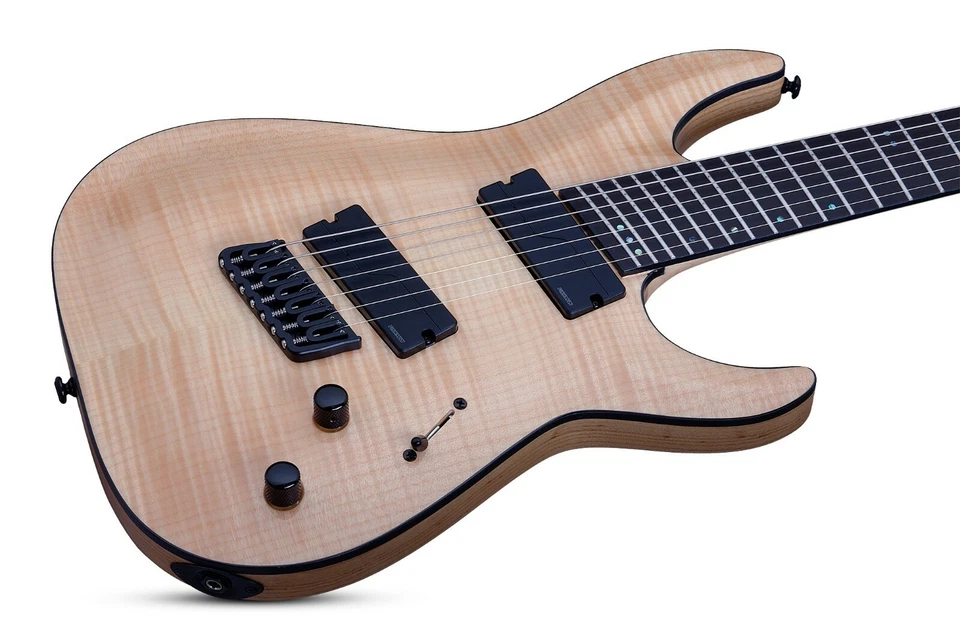 Guitarra Schecter C-7 Multiscale SLS Elite Gloss Natural 7 Cordas + SACO GIG GRÁTIS - Imagem 3 de 4
