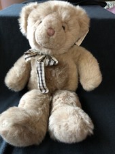 Russ Caress Soft Pets Brown Teddy Bear Plush 16" Stuffed Toy FREE SHIPPING