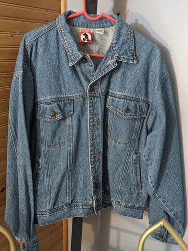 Vtg  90s ,Y2k,  Mickey Inc/ Denim Jean Jacket Mickey Mouse Embroidered  - Picture 3 of 16