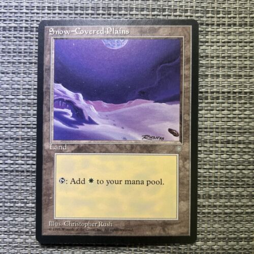 Mtg Snow-Covered Plains - Ice Age - NM - Picture 1 of 2