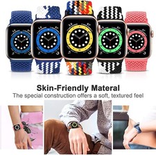 Braided solo loop for Apple watch Band 38-42mm Elastic Bracelet iwatch series